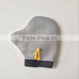 Pet Dog Grooming Washing Glove, Dog Cat Cleaning Grey Gloves thumbnail-2