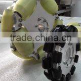 203mm Heavy Duty Industrial Omni Directional Wheel With Pu Roller (professional Custom,payload:80KG/pcs ) thumbnail-2