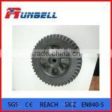 Black 6''Solid Rubber Barbecue Wheel for European Market