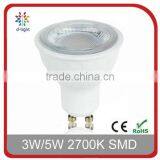 3w 5w 7w Decorative Aluminum 230V 2700K SMD LED Spotlight Gu10 thumbnail-1