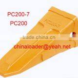 PC200-7 Bucket Teeth PC200 Excavator Bucket Teeth