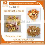 Stainless Steel Breakfast Cereal Corn Flakes Process Line extruded cereal production lines Jinan Dayi Extrusion Machinery