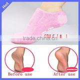 M736 China supplier exfoliating gel foot sleeve,moisturizing socks