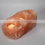 Himalayan Salt Tea Lights/Rock Salt Candle Holders/ Natural Salt Tea Lights thumbnail-4