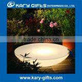 PE Ploythene Colorful Round Coffee Table Led Coffee Table LED Furniture thumbnail-1