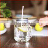 Wholesales Cheap Price Glass Mason Jar With Handle thumbnail-1