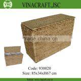 Folding Laundry Basket With Cotton Sheet Inside thumbnail-1