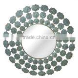 Metal Decorative Round Sheped Wall Hanging Mirrors thumbnail-1