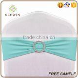 Plaid Colorful Ruffle Chair Sash Band With Plastic Buckle Set thumbnail-3