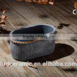 2016 Concrete Flower Plant Planter Colorful Decorative Cement Flower Pot thumbnail-4