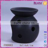 Factory Direct Sale Matt Black Ceramic Oil Burner thumbnail-4