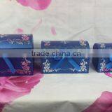 Arched Design Cremation Biodegradable Urns With Golden/Sliver Flower Pattern for Funeral Supplier thumbnail-1