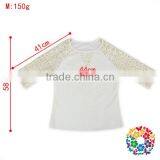 Women's Lace Long Sleeve Beautiful Rose Flower Print Custom T Shirt thumbnail-5