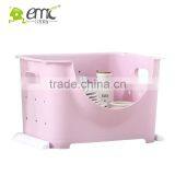 Stacking Baskets, Plastic Stacking Baskets, Plastic Handle Stacking Baskets thumbnail-3