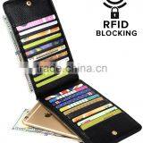 Genuine Leather Multi Card Holder Wallet With Zipper Pocket for Men&Women thumbnail-2