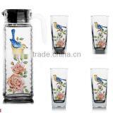 1000ml Classic Collapsible Glass Water Jug thumbnail-1