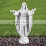 Garden Statues Wholesale Hand Carved Marble Product Jesus Sculpture Classic Garden Statues for Sale thumbnail-2