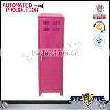 Steel Filing Cabinet Metal Locker One Door Red Iron Locker thumbnail-3