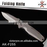 Hot Sale Outdoor Knives Stainless Steel Handle Folding Knife , 440+Titanium Coated thumbnail-3