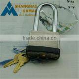 Pin Tumbler Laminated Aluminum Padlock With Rubber Cover Against Wate thumbnail-2