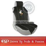 #16180 Faux Suede Fabric Blooms Seat Cushion