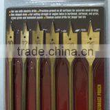 Free Sample High Carbon Steel 6pcs Hex Shank Flat Wood Drill Bit Set thumbnail-6