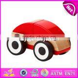 2017 New Design Cartoon Baby Wooden Toy Vehicles for Sale W04A338 thumbnail-1