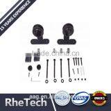 Carbon Steel Powder Coating Sliding Door Roller And Track Anti Jump Wooden Door Stop Hardware thumbnail-2