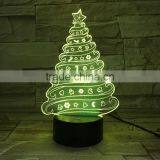 UCHOME 3d Illusion Lamp Christmas Tree Hot Selling Lamp thumbnail-1