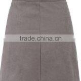 Newest Women's High Street Fashion Designe Sexy Grey Bandage Skirt thumbnail-2