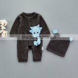 Whole Sale Boutique Romper Crab Pattern Newborn Baby Clothes Sets thumbnail-4