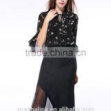 Beautiful Design Asymmetrical Office Wear Long Skirts for Women thumbnail-1