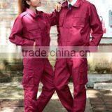 Hot Trendy Red Work Uniform 2015 New Design thumbnail-1