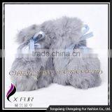 CX-SHOES-07E High Quality Rabbit Fur Soft Winter Warm Baby Shoes thumbnail-5