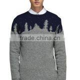 Fashionable Christmas Sweater Designs for Men 100% Wool Sweaters Custom Apparel thumbnail-2