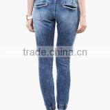 Wholesale Ladies Jeans Top Design Jeans Pent, Cotton Comfort Jeans Leggings thumbnail-3