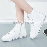Zm35774a Autumn Women Leather Shoes Wholesale White Casual Shoes thumbnail-1
