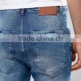 Stretch Skinny Fit Ripped Denim Jeans Pencil Pants Trousers Plus Size thumbnail-3