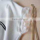 Sweat Girl Face Lace Short Sleeve t Shirt thumbnail-2