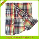 High End Fashion Short Sleeve Kids Grid Shirts thumbnail-3