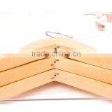 Brand New Arc-curved Wooden Hanger Stripe Texture Wooden Clothes Hanger Beautiful Texture Wooden Shirts Hanger thumbnail-2