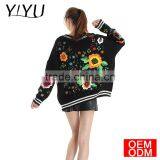 Floral Embroidery Cardigan Kimono 2017 Autumn Women Plus Size Cardigan Sweater thumbnail-1