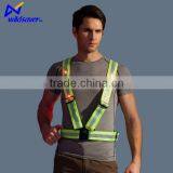 China New Design Led Hi Visibility Vest Safety Dark Night thumbnail-2