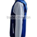 China Manufacture High Quality Fashion Blue Baseball Hooded Sweatshirts thumbnail-3