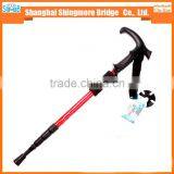 Cheap Wholesale High Quality 4 Section Aluminium Alloy Hiking Stick thumbnail-3