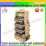 Custom Wooden Retail Display Rack for Beers/wines thumbnail-3