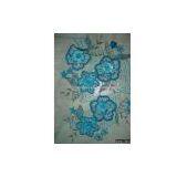 Metallic Tulle With Small Flower Applique thumbnail-1