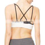 Women Fitness Gym Wear Sexy Padded Sports Bra With Mesh Insert thumbnail-2