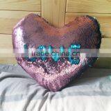 Mermaid Pillow Cases Magical Color Changing Sequin Throw Pillow Cover Magic Cushion thumbnail-3