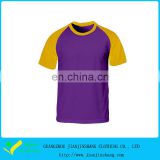 Custom Round Collar Color Combinations Pima Cotton T Shirts Wholesale
